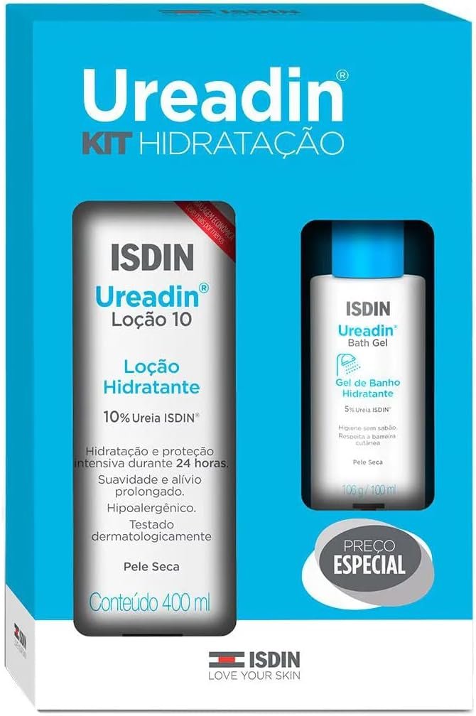 Kit Loção Hidratante Corporal Isdin Ureadin 10% Ureia 400ml