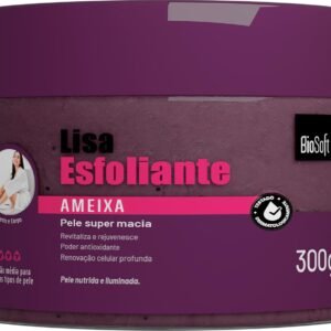 Soft Hair - Esfoliante Corporal Soft Hair Biosoft Lisa 300G Ameixa